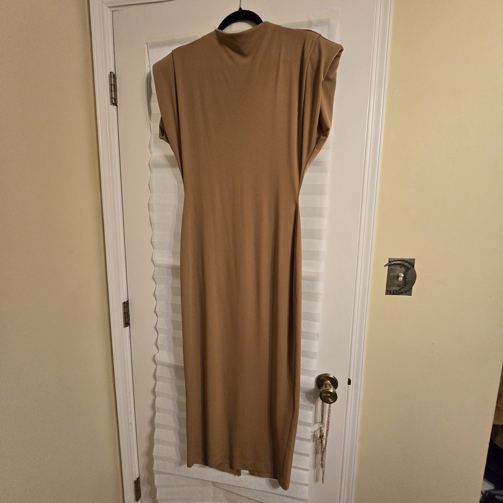 ANTONIO MELANI Tan Maxi Dress